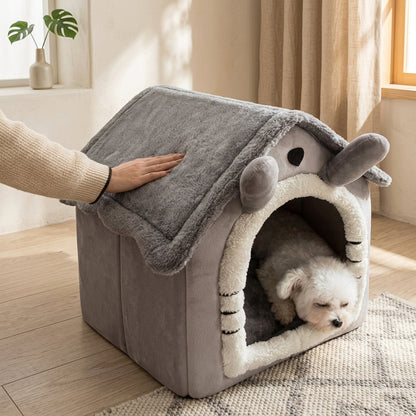 もこもこ屋根付きペットハウス（商品画像2）
