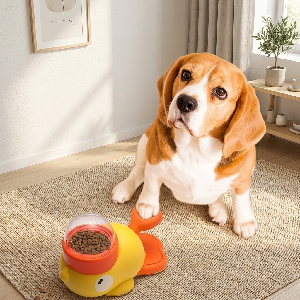 アヒル型おやつマシン 犬用知育トイ（商品画像6）